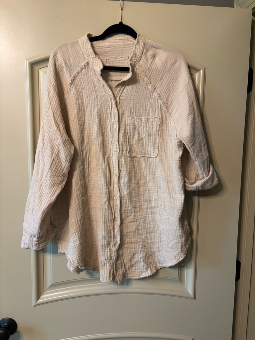 Aerie gauze cover-up tunic